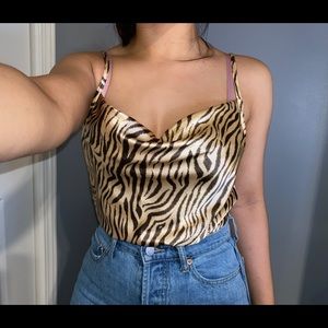 Cowl neck cami